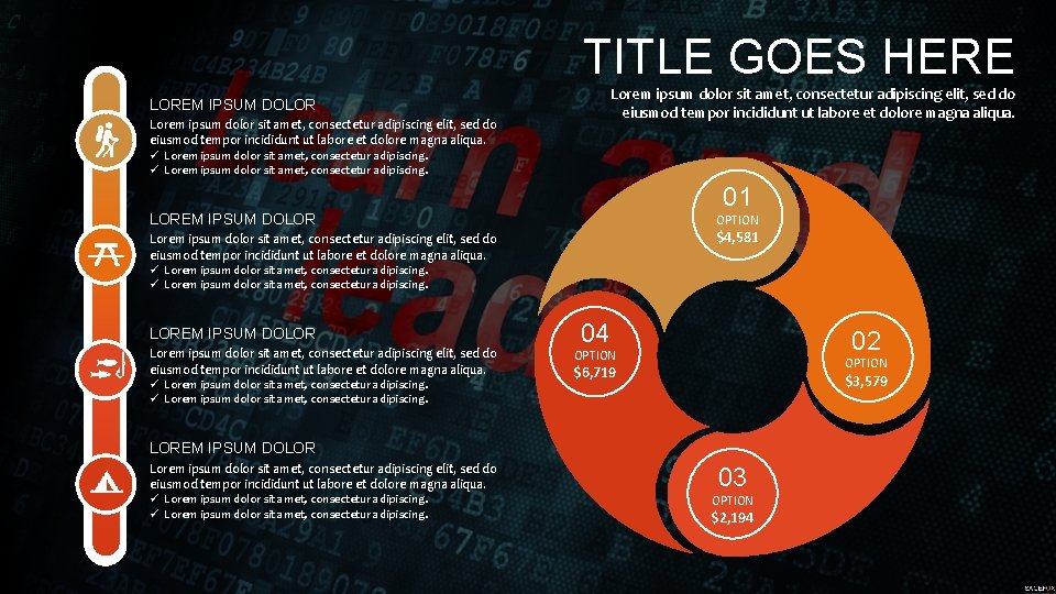 TITLE GOES HERE Lorem ipsum dolor sit amet, consectetur adipiscing elit, sed do eiusmod