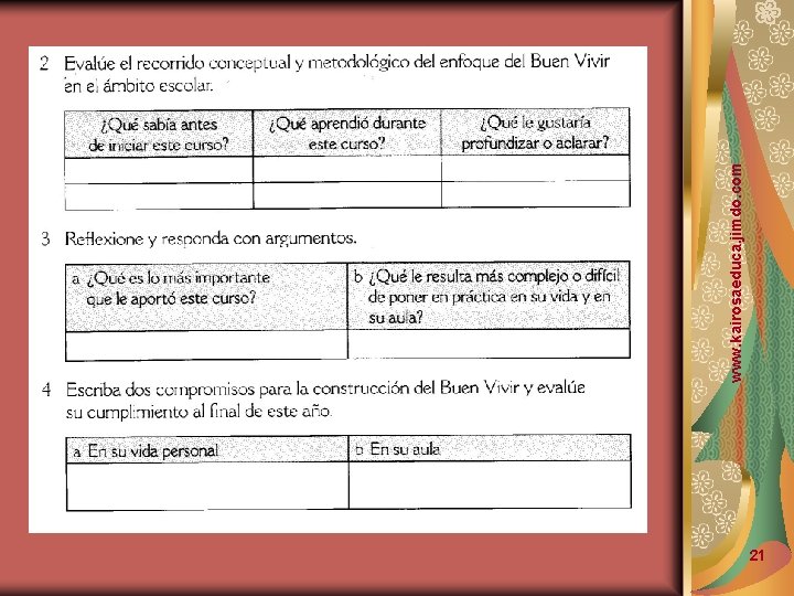 21 www. kairosaeduca. jimdo. com 