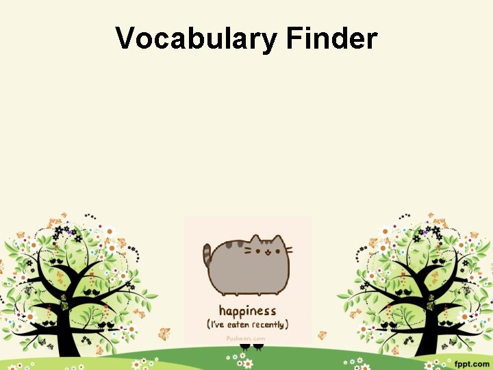 Vocabulary Finder 