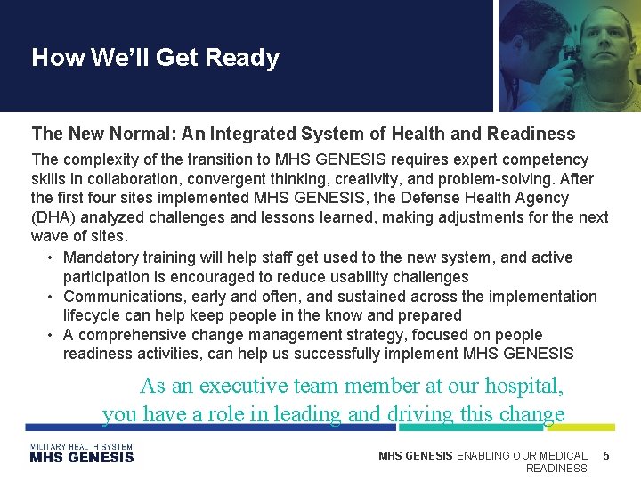 How We’ll Get Ready The New Normal: An Integrated System of Health and Readiness