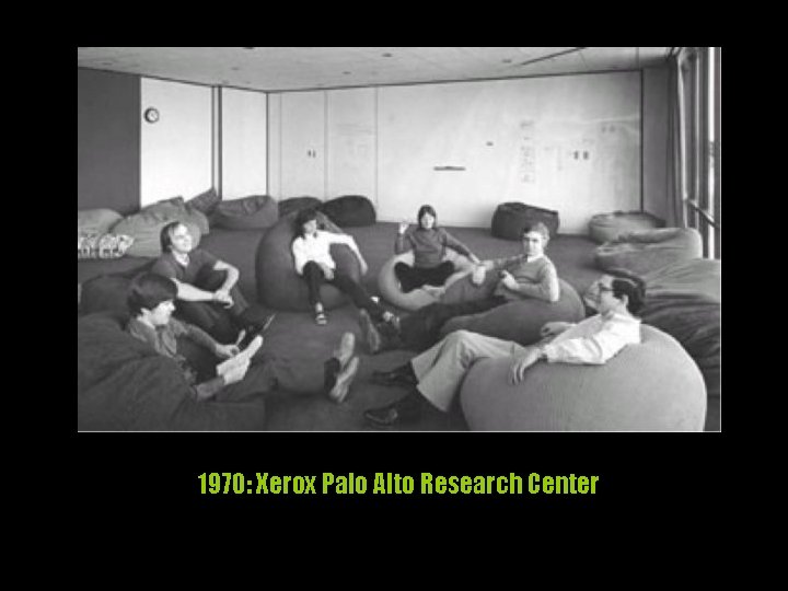 1970: Xerox Palo Alto Research Center 