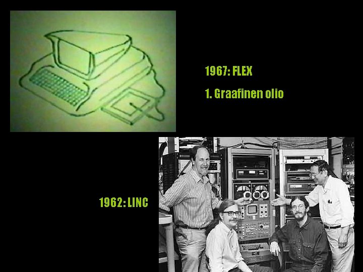 1967: FLEX 1. Graafinen olio 1962: LINC 