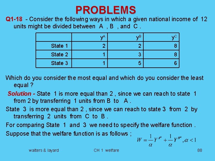 PROBLEMS Q 1 -18 - Consider the following ways in which a given national