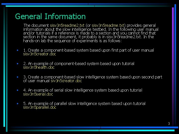 General Information The document sisv 3 n 5 readme 2. txt (or sisv 3