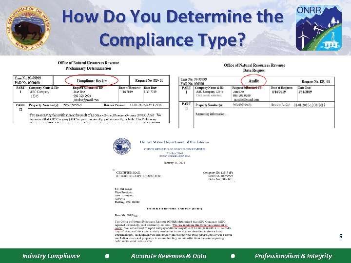How Do You Determine the Compliance Type? 9 Industry Compliance Accurate Revenues & Data