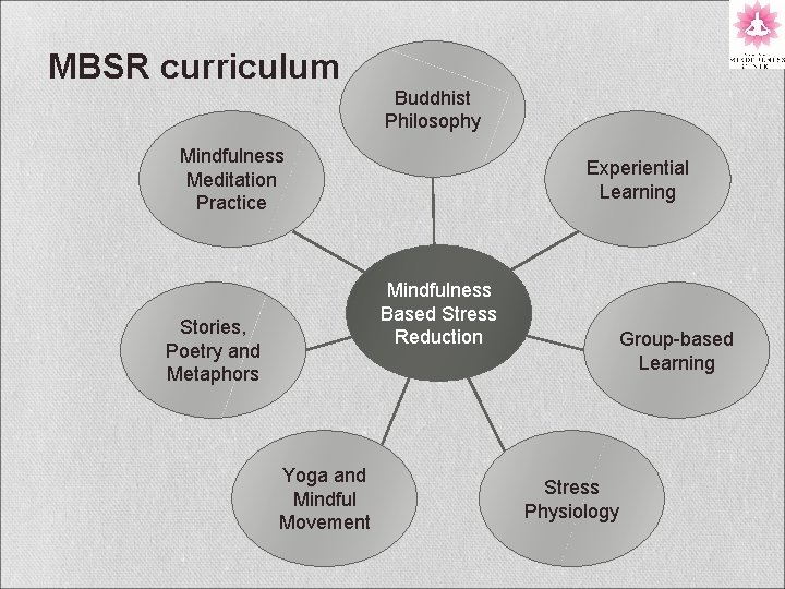 MBSR curriculum Buddhist Philosophy Mindfulness Meditation Practice Experiential Learning Mindfulness Based Stress Reduction Stories,