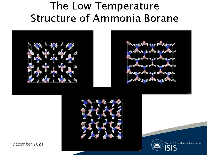The Low Temperature Structure of Ammonia Borane December 2021 