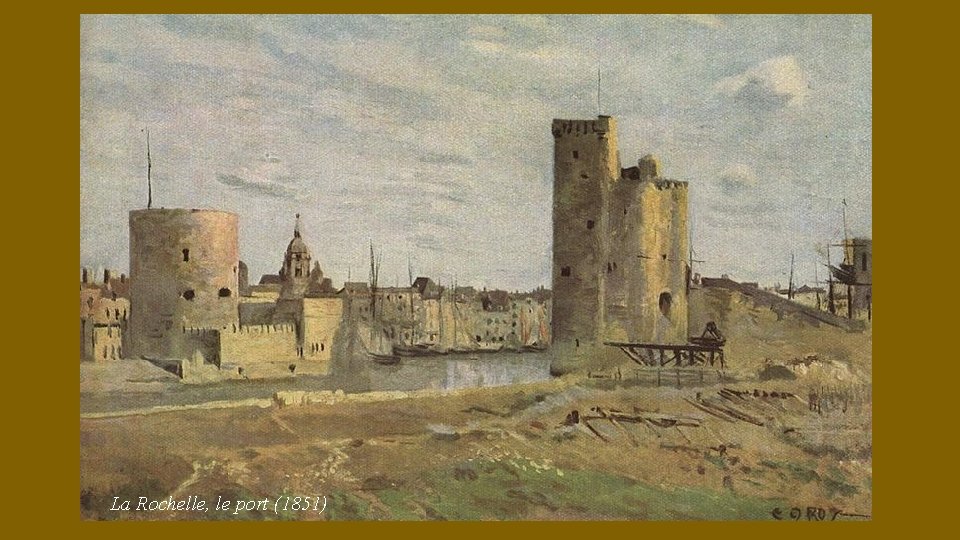 La Rochelle, le port (1851) 