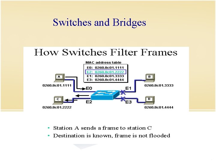 Switches and Bridges 