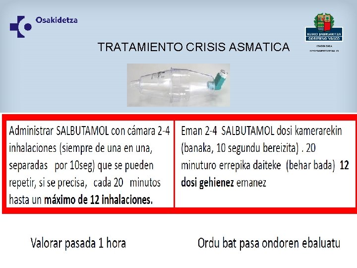 TRATAMIENTO CRISIS ASMATICA 