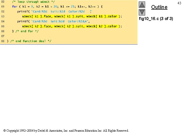 Outline fig 10_16. c (3 of 3) © Copyright 1992– 2004 by Deitel &