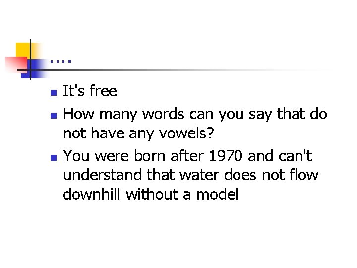 …. n n n It's free How many words can you say that do