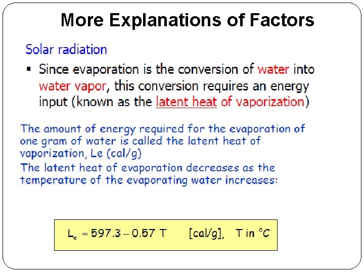 More Explanations of Factors 