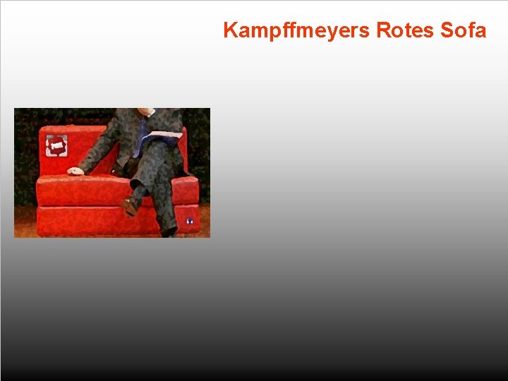 Kampffmeyers Rotes Sofa 