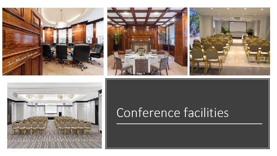 Conference facilities 