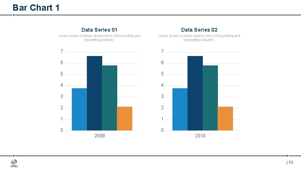 Bar Chart 1 Data Series 02 Lorem Ipsum is simply dummy text of the