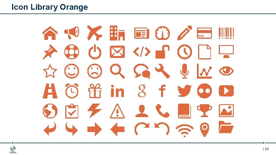 Icon Library Orange | 84 