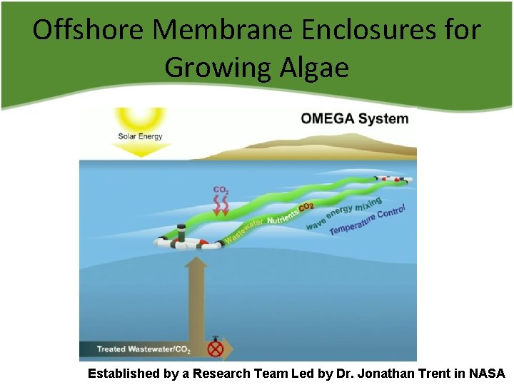 Offshore Membrane Enclosures for Growing Algae Established by a Research Team Led by Dr.