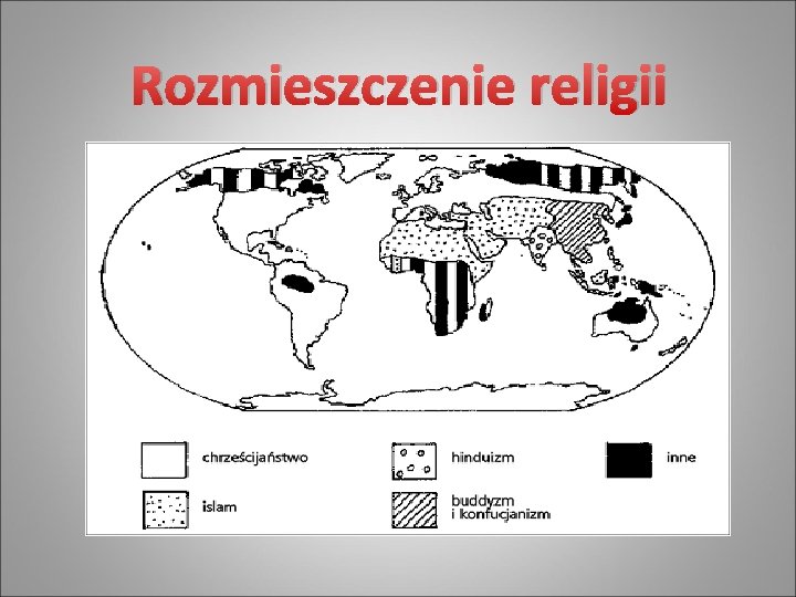 Rozmieszczenie religii 