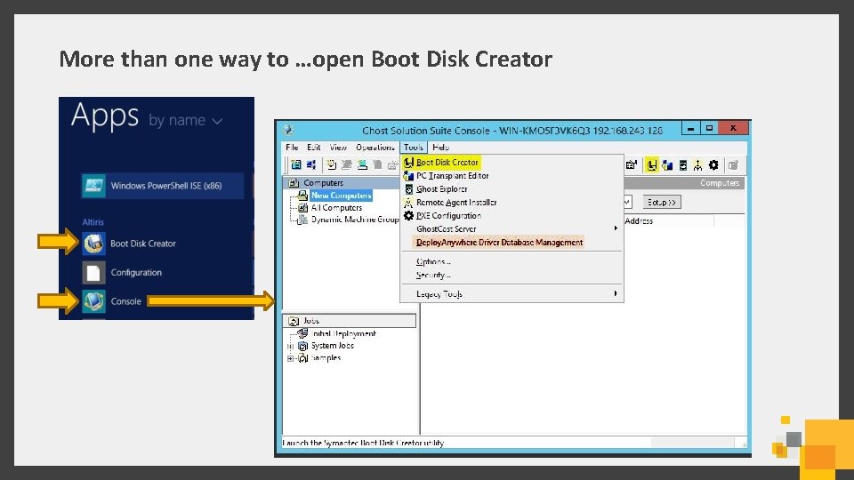More than one way to …open Boot Disk Creator 