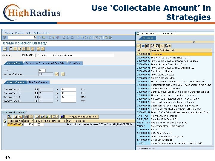 Use ‘Collectable Amount’ in Strategies 45 