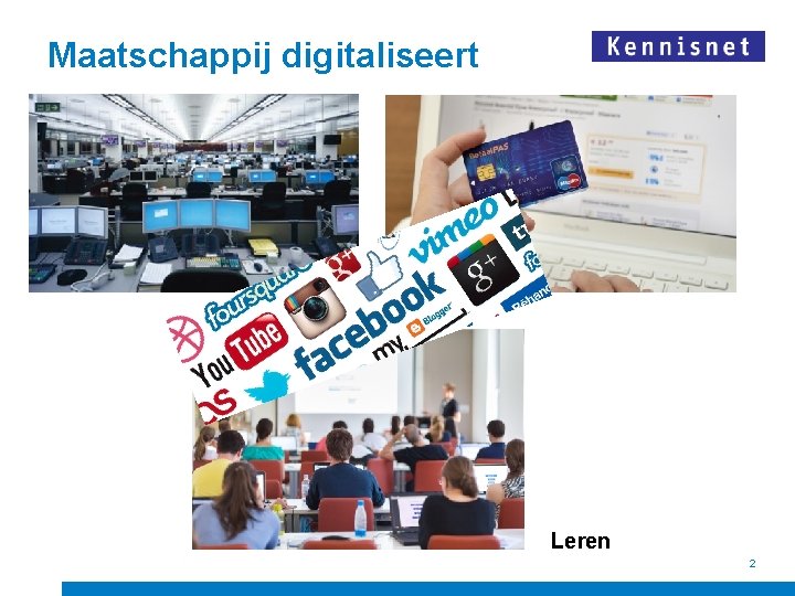 Maatschappij digitaliseert Werken Leven Leren 2 