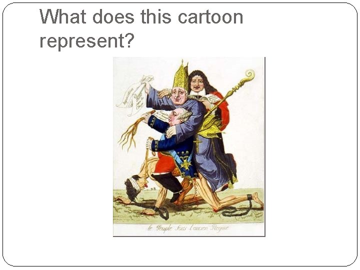 What does this cartoon represent? 