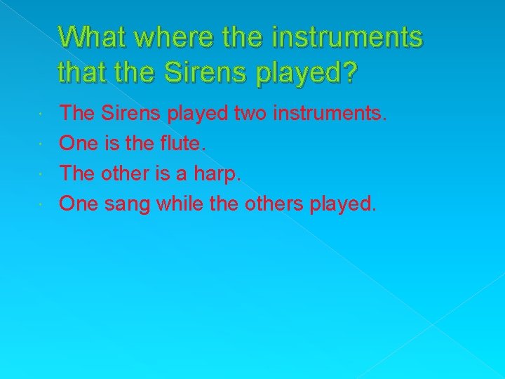 Sirens the bird woman of Greek mythology By