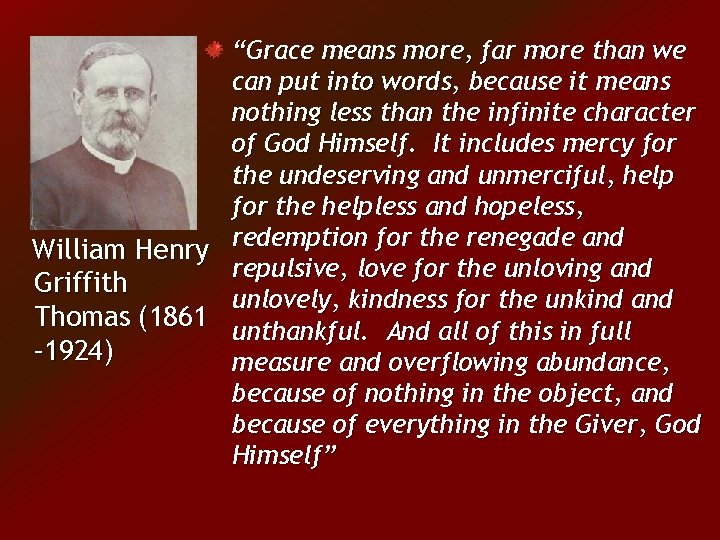 Examples of Grace Biblical Tension of Grace and