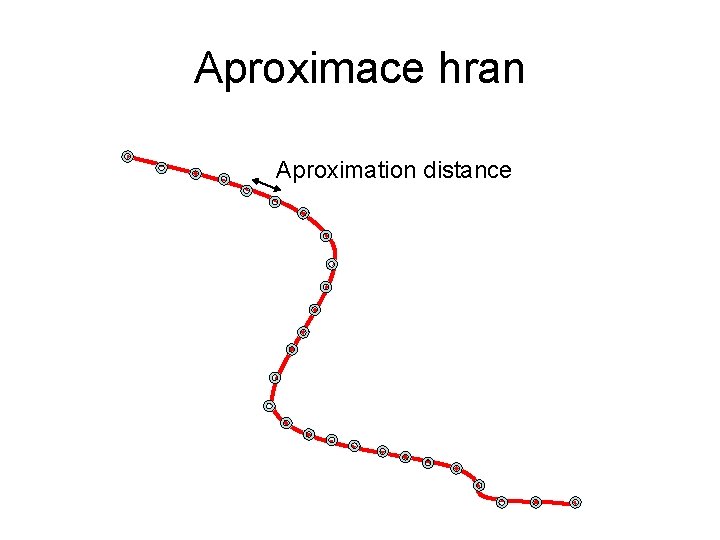 Aproximace hran Aproximation distance 