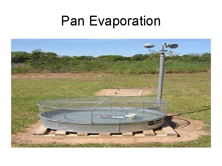 Pan Evaporation 