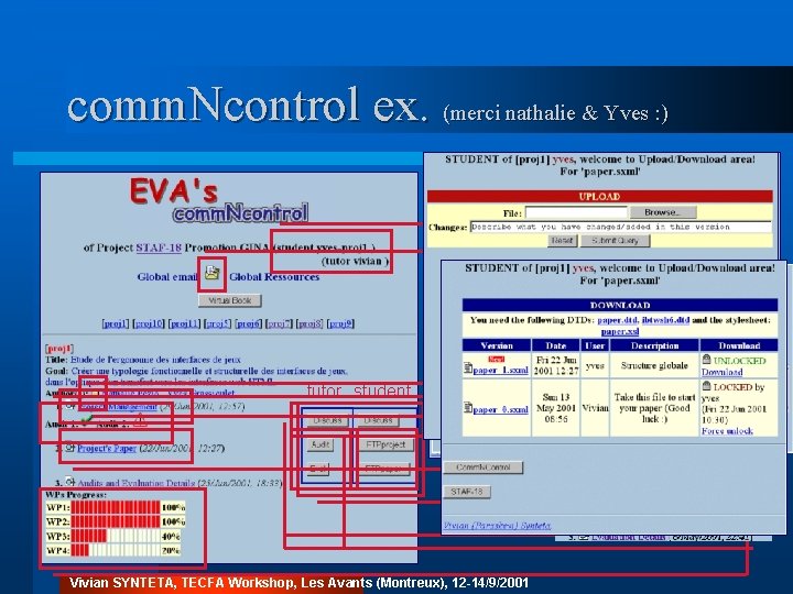 comm. Ncontrol ex. (merci nathalie & Yves : ) Configuration according to authentication tutor