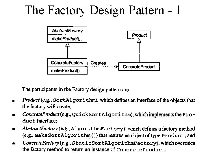 The Factory Design Pattern - 1 