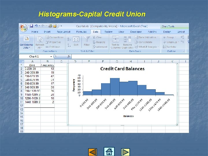 Histograms-Capital Credit Union 