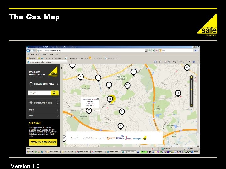 The Gas Map Version 4. 0 