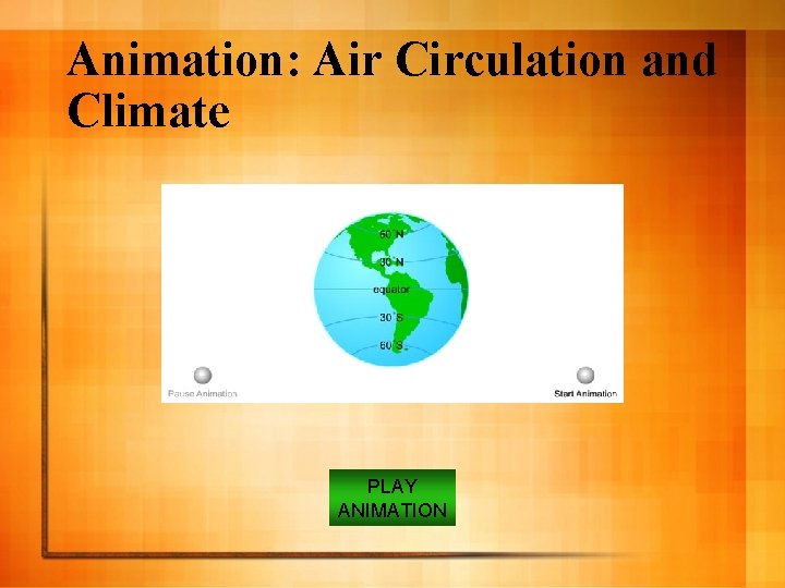 Animation: Air Circulation and Climate PLAY ANIMATION 