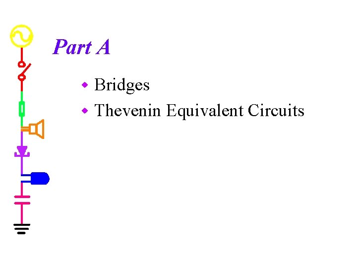 Part A Bridges w Thevenin Equivalent Circuits w 