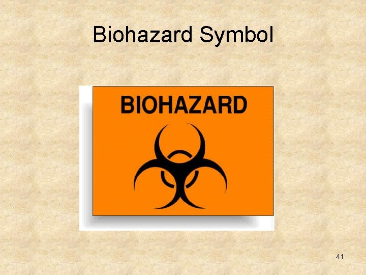 Biohazard Symbol 41 