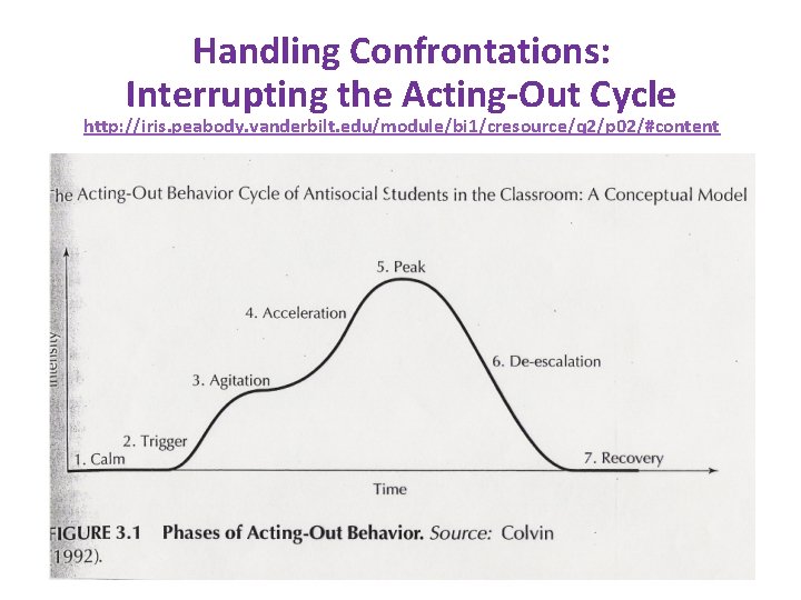Handling Confrontations: Interrupting the Acting-Out Cycle http: //iris. peabody. vanderbilt. edu/module/bi 1/cresource/q 2/p 02/#content