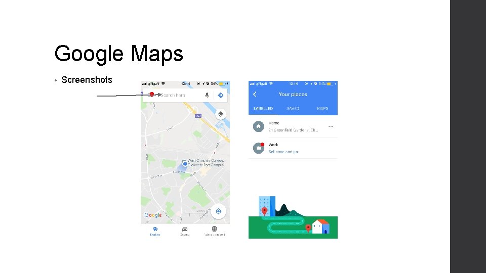 Google Maps • Screenshots 