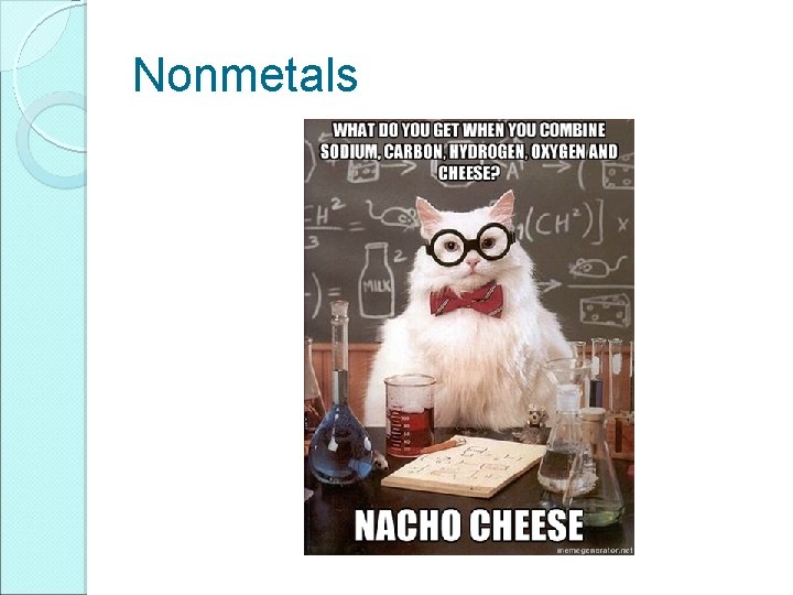 Nonmetals 