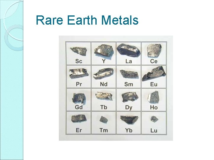 Rare Earth Metals 