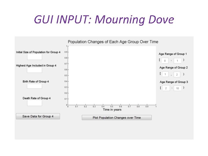 GUI INPUT: Mourning Dove 