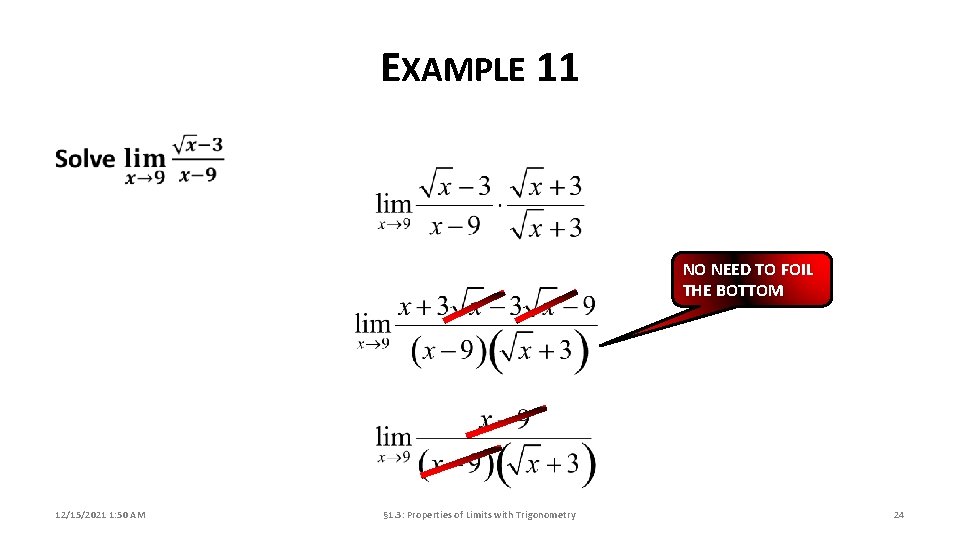 EXAMPLE 11 NO NEED TO FOIL THE BOTTOM 12/15/2021 1: 50 AM § 1.