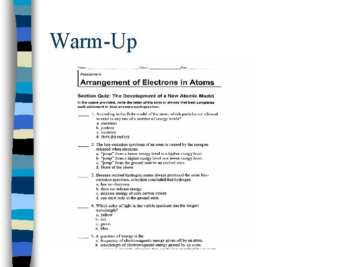 Warm-Up 