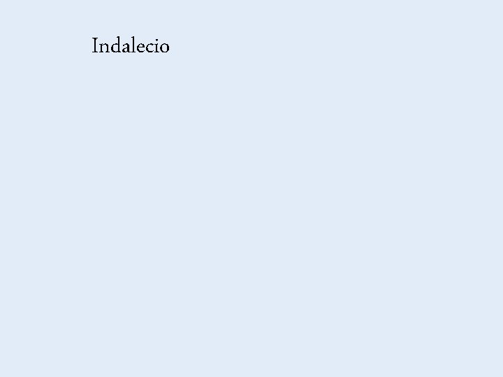 Indalecio 