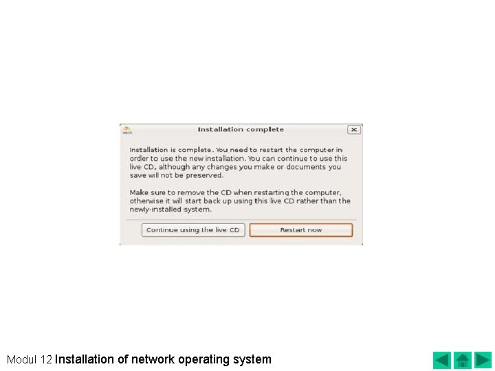 Once completed the display will appear as follows: When you look at the computer