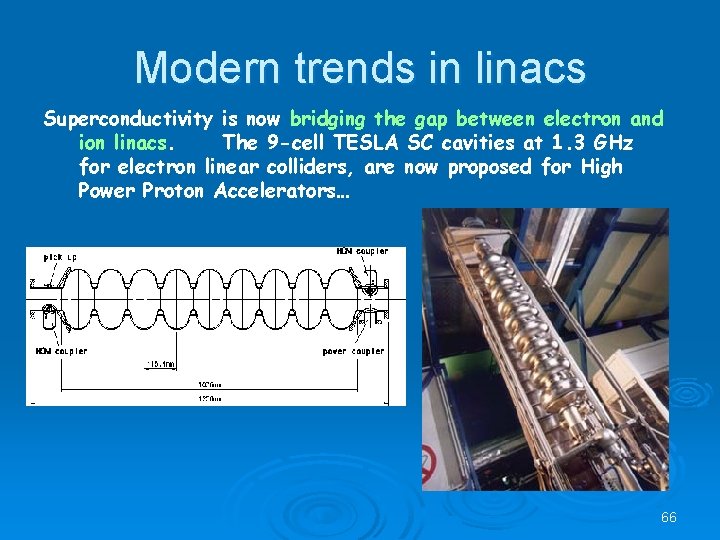 Modern trends in linacs Superconductivity is now bridging the gap between electron and ion