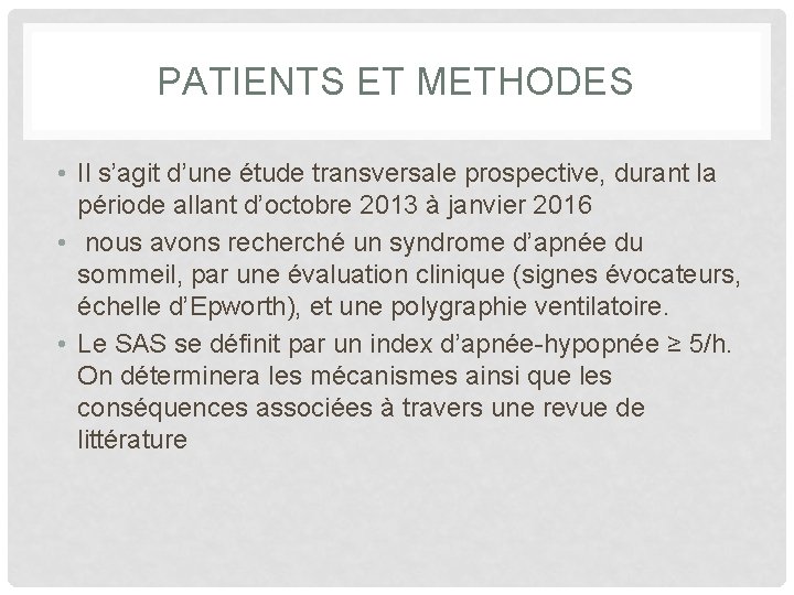 OBSIT ET SYNDROME DAPNE DU SOMMEIL UNE ASSOCIATION