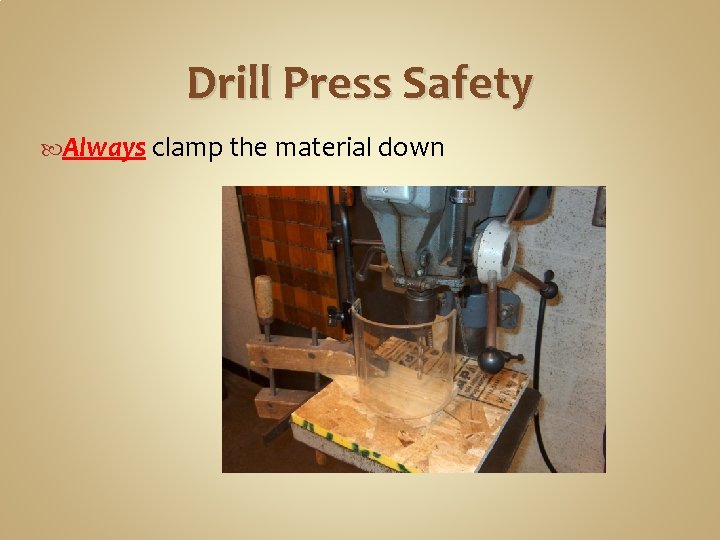 Drill Press Safety Drill Press Part Identification Variable